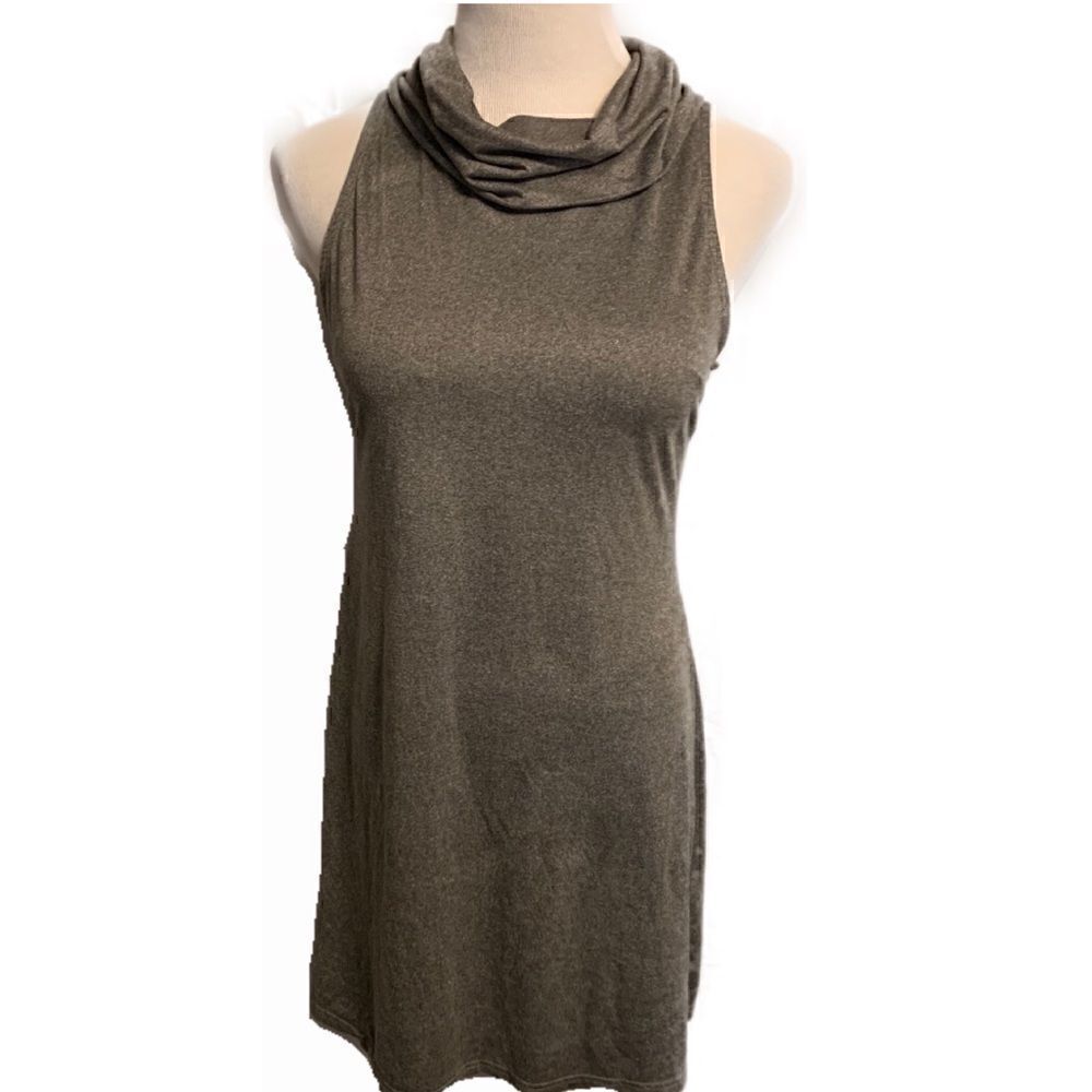 NEW! MinkPink Sleeveless Gray Cowl Neck Dress Sz M